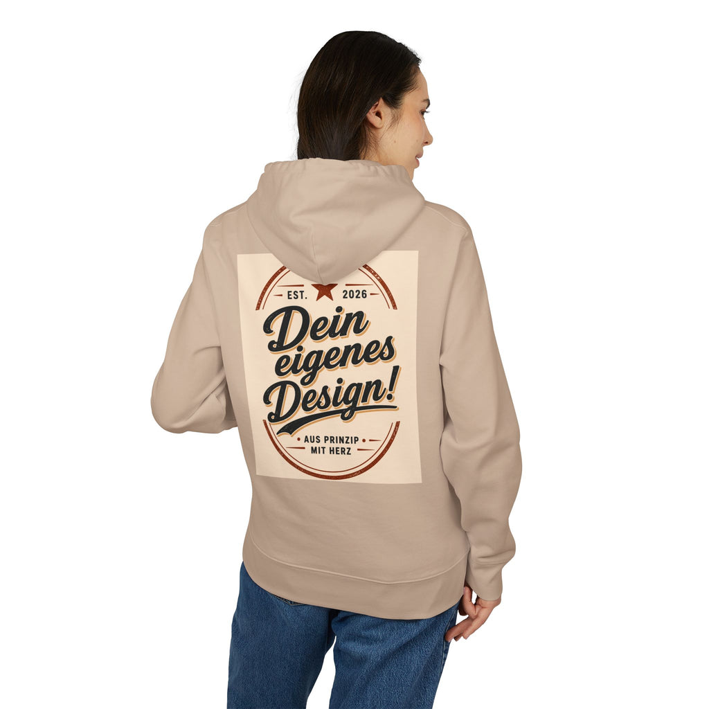 Hoodie — "Dein eigenes Design!" Vintage Badge Pullover