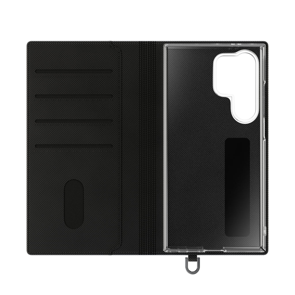 Flip Case Phone Wallet — "Dein eigenes Design!" Vintage Emblem