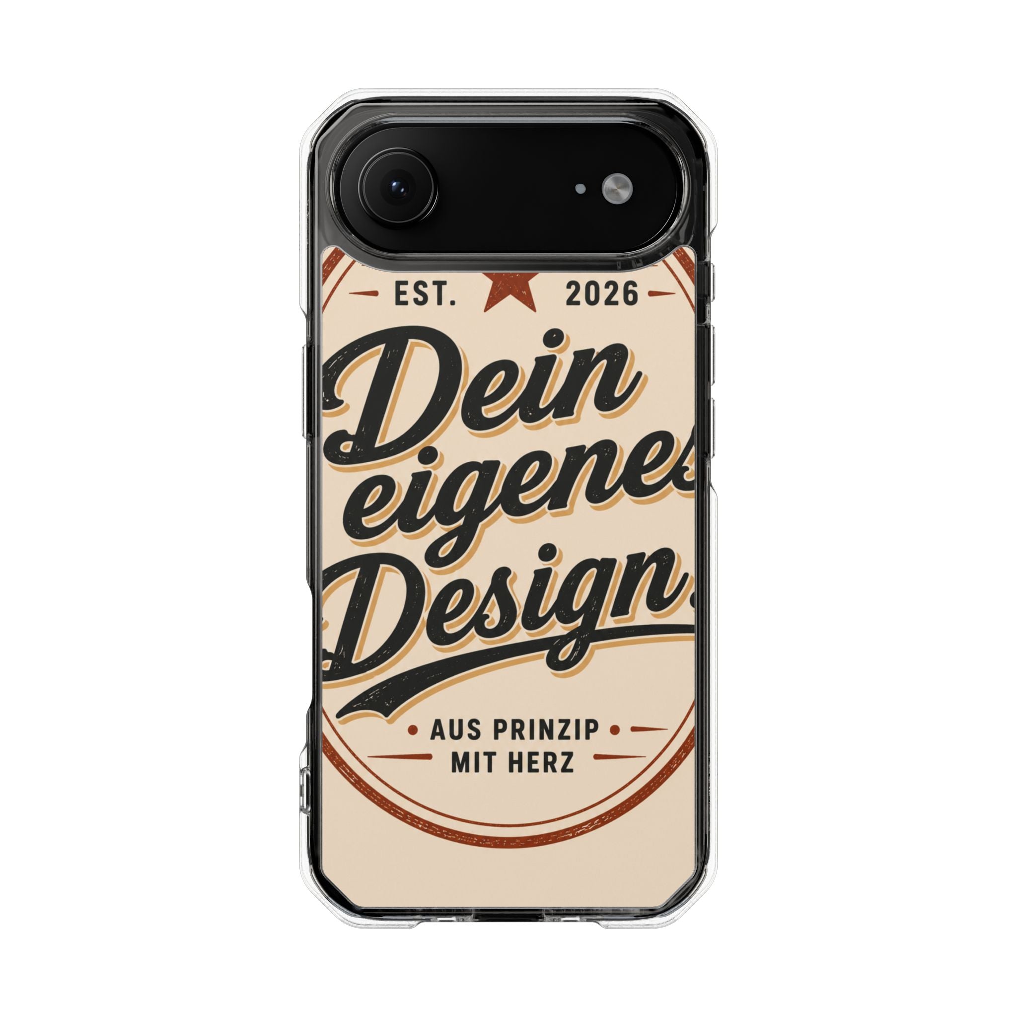 Clear Magnetic Phone Case — Custom Print “Dein eigenes Design”