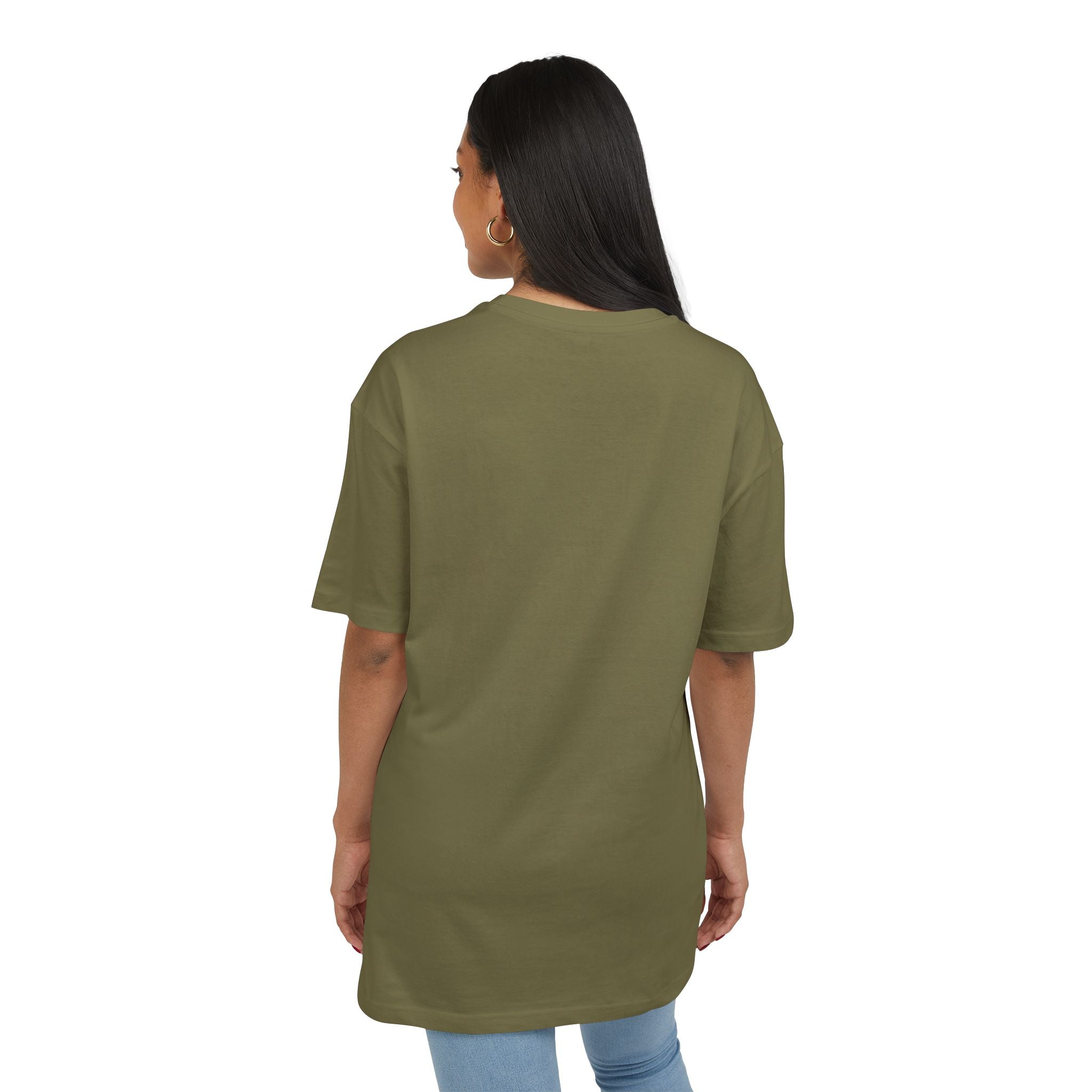 Oversize Tee — "Dein eigenes Design!" Retro Badge Graphic