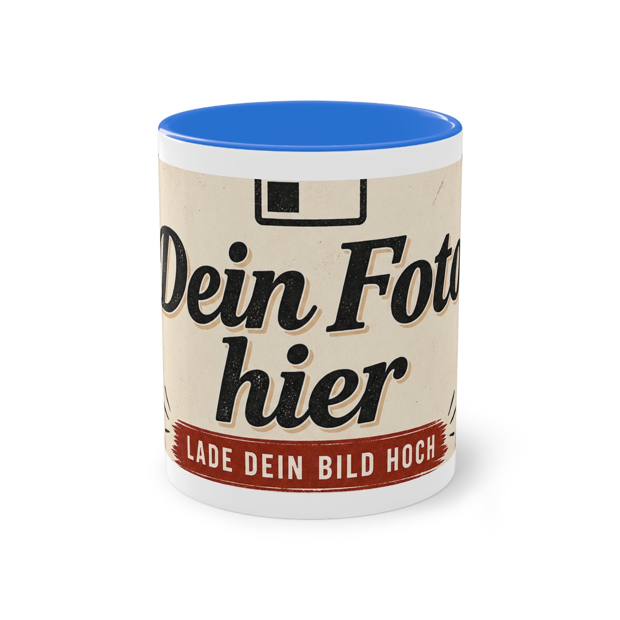 Two-Tone Personalized Mug – 11oz Coffee Cup Printed with Your Own Design