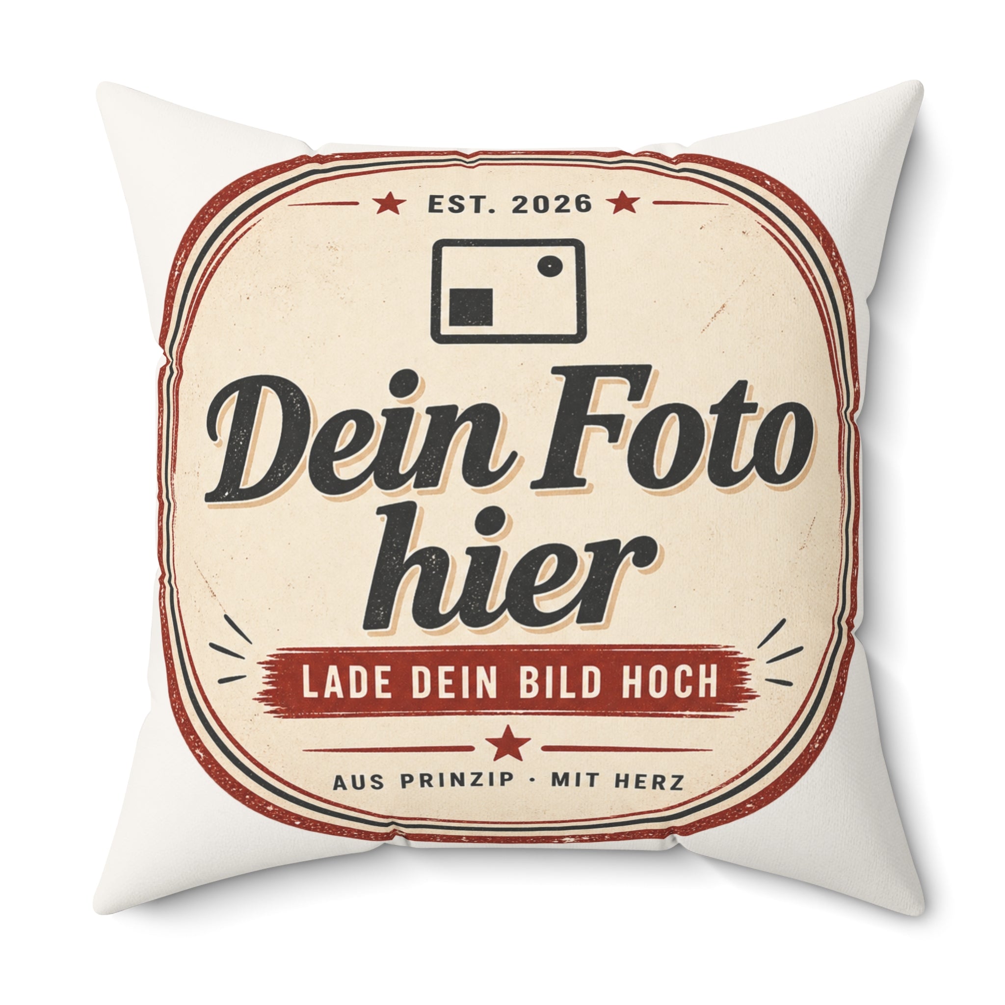 Photo personalized decorative pillow - Design your own printed pillow