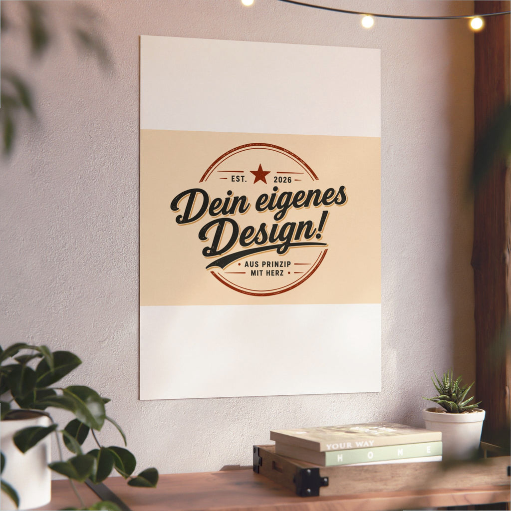 Custom Aluminum Wall Panel — "Dein eigenes Design!" Personalized Metal Sign