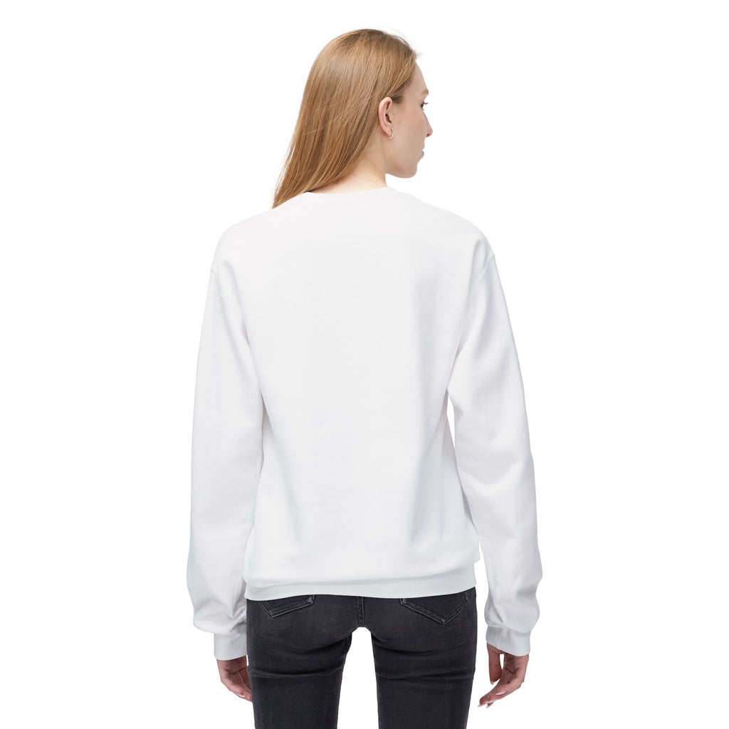 Crewneck Sweatshirt — "Dein eigenes Design!" Retro Badge Graphic