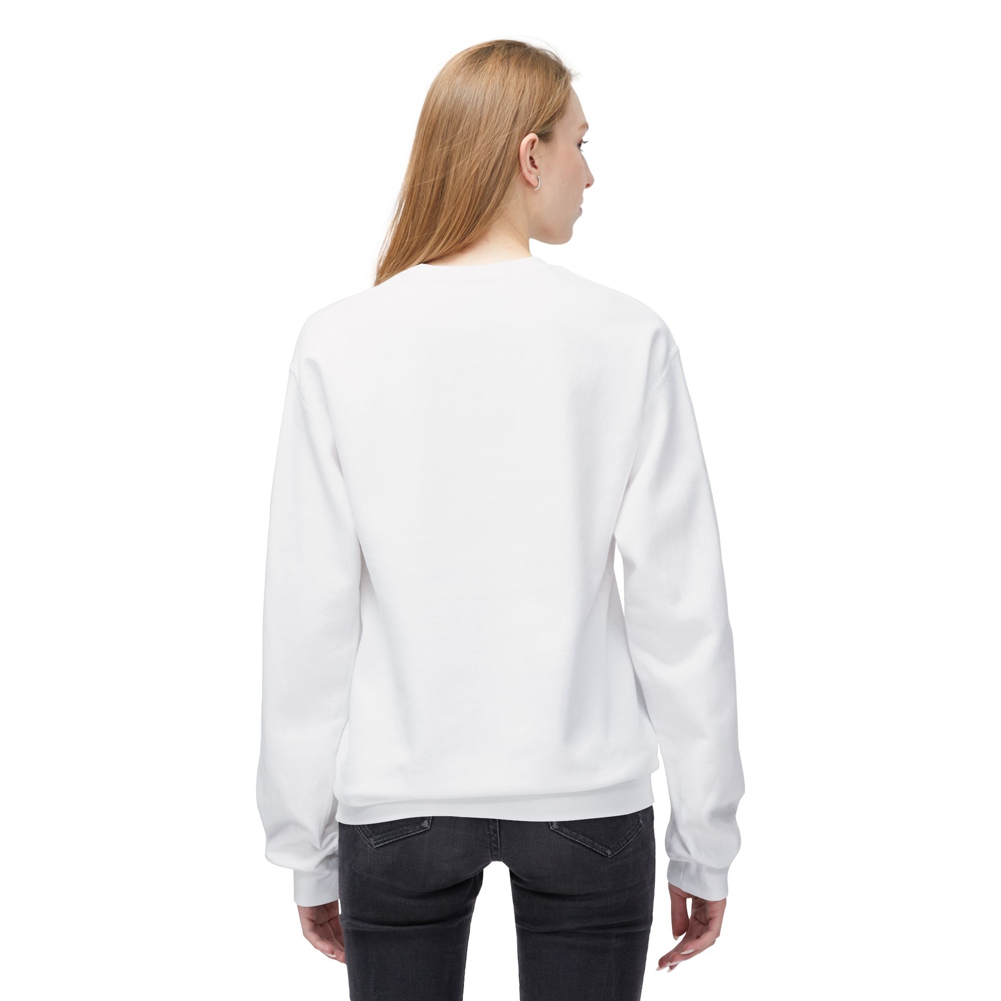 Crewneck Sweatshirt — "Dein eigenes Design!" Retro Badge Graphic