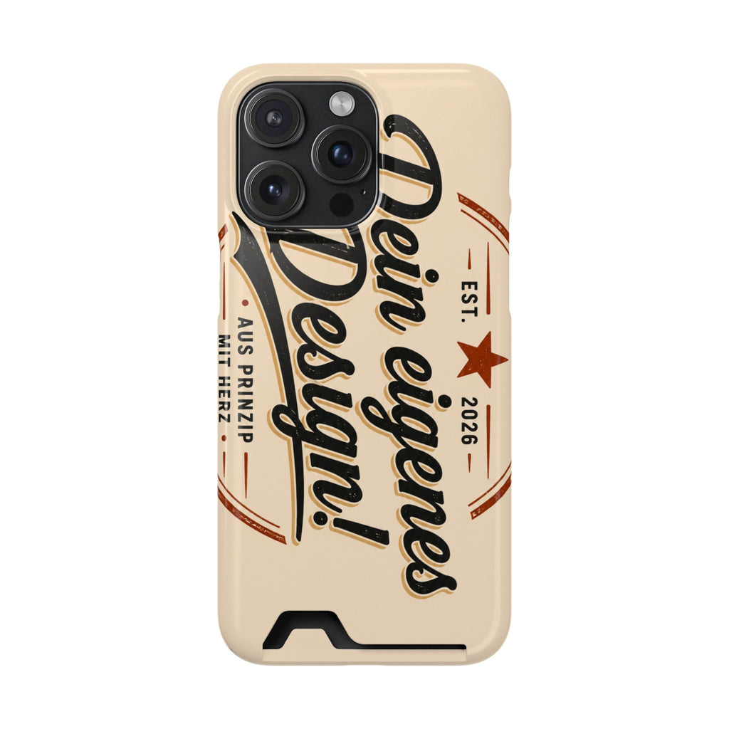 Handyhülle personalisiert mit Kartenhalter – iPhone & Samsung eigenes Design