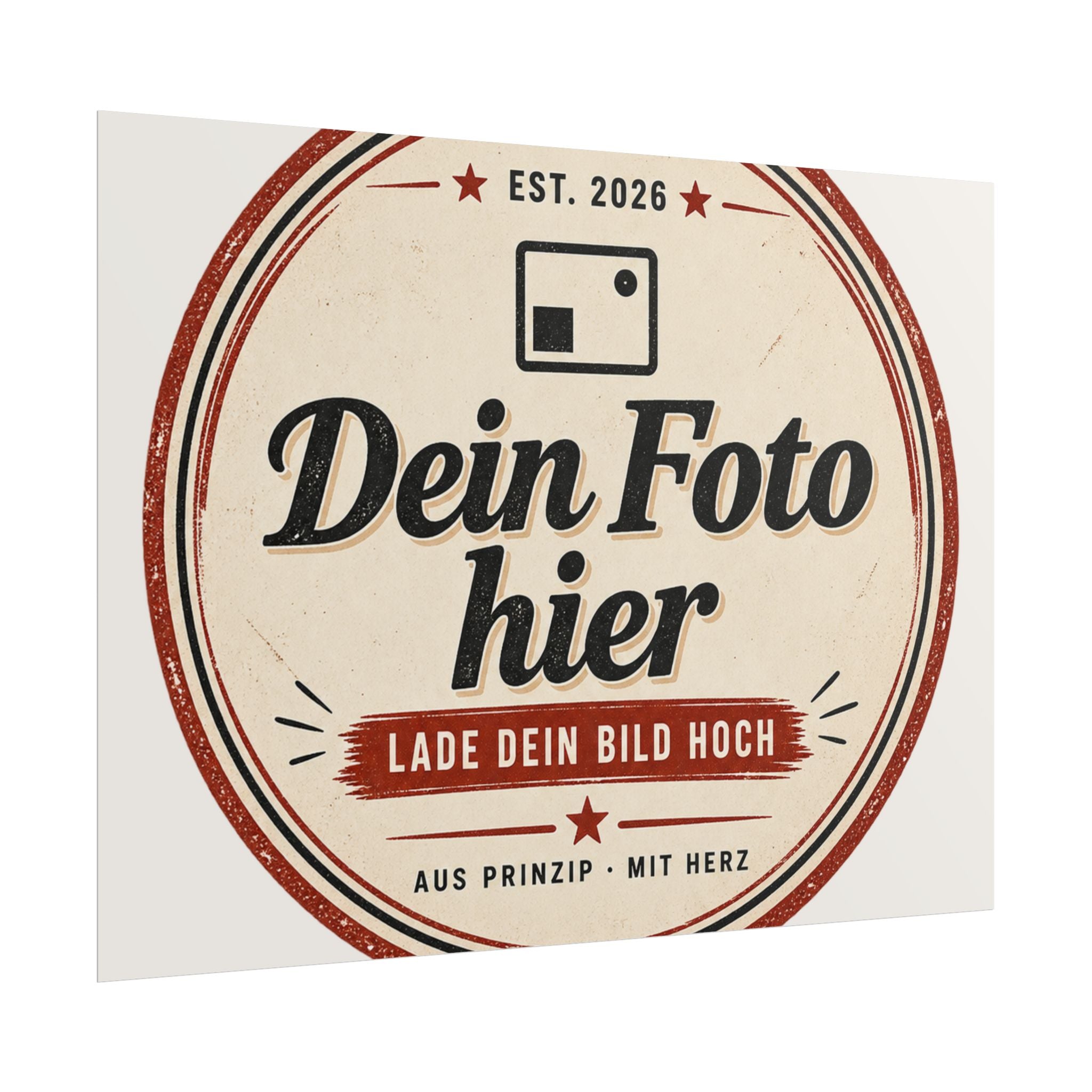 Roller Poster Personalized with Photo – Design Your Own Art Print