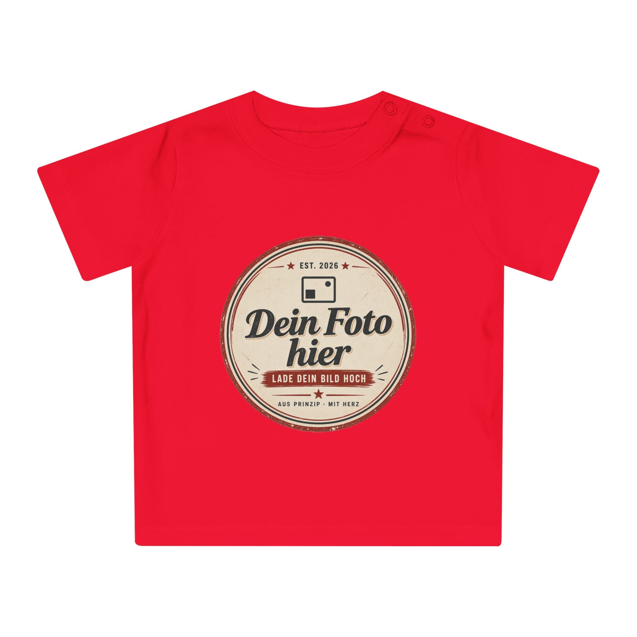 Personalized Baby T-Shirt with Your Own Design – Print Baby Clothes 0–3 Years