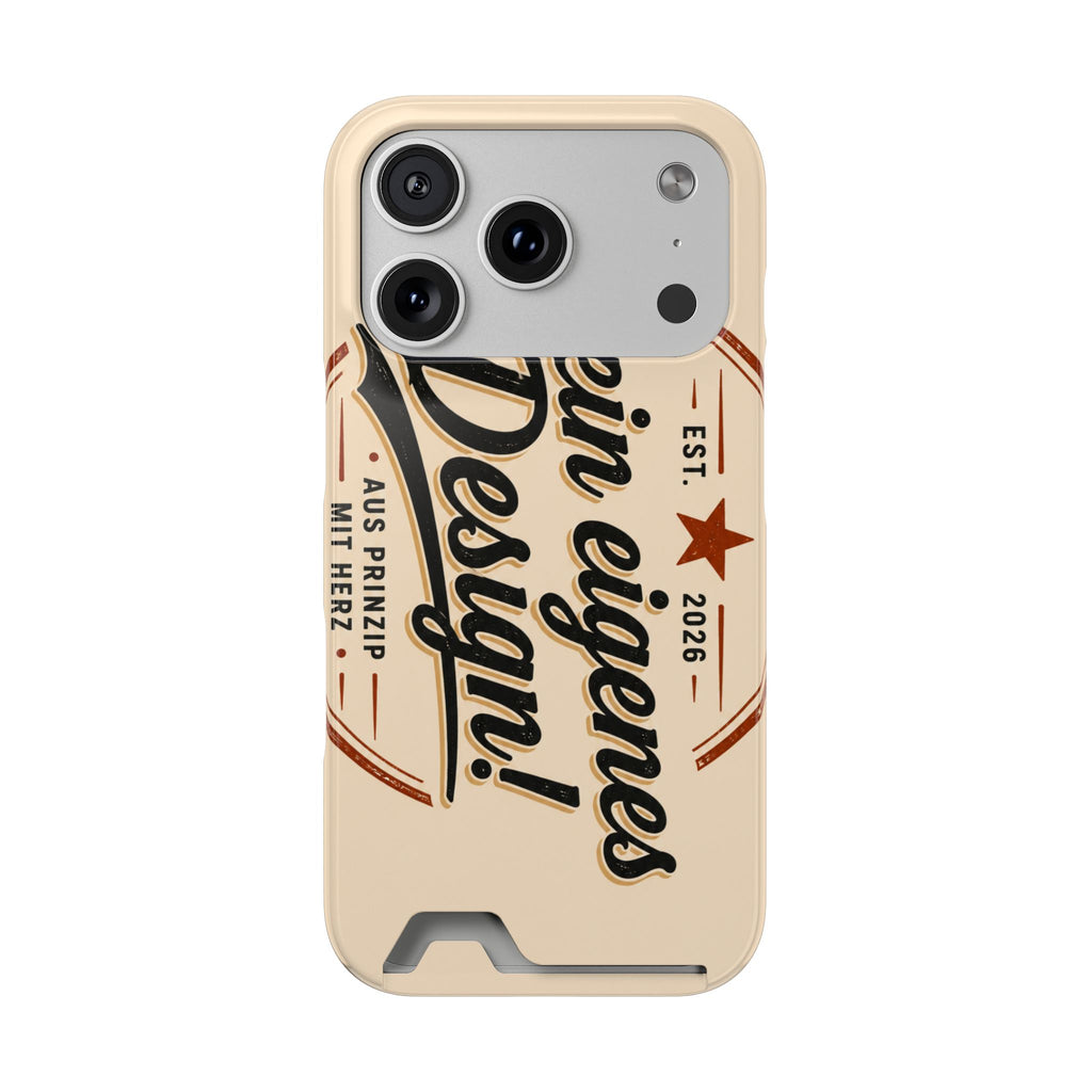 Handyhülle personalisiert mit Kartenhalter – iPhone & Samsung eigenes Design
