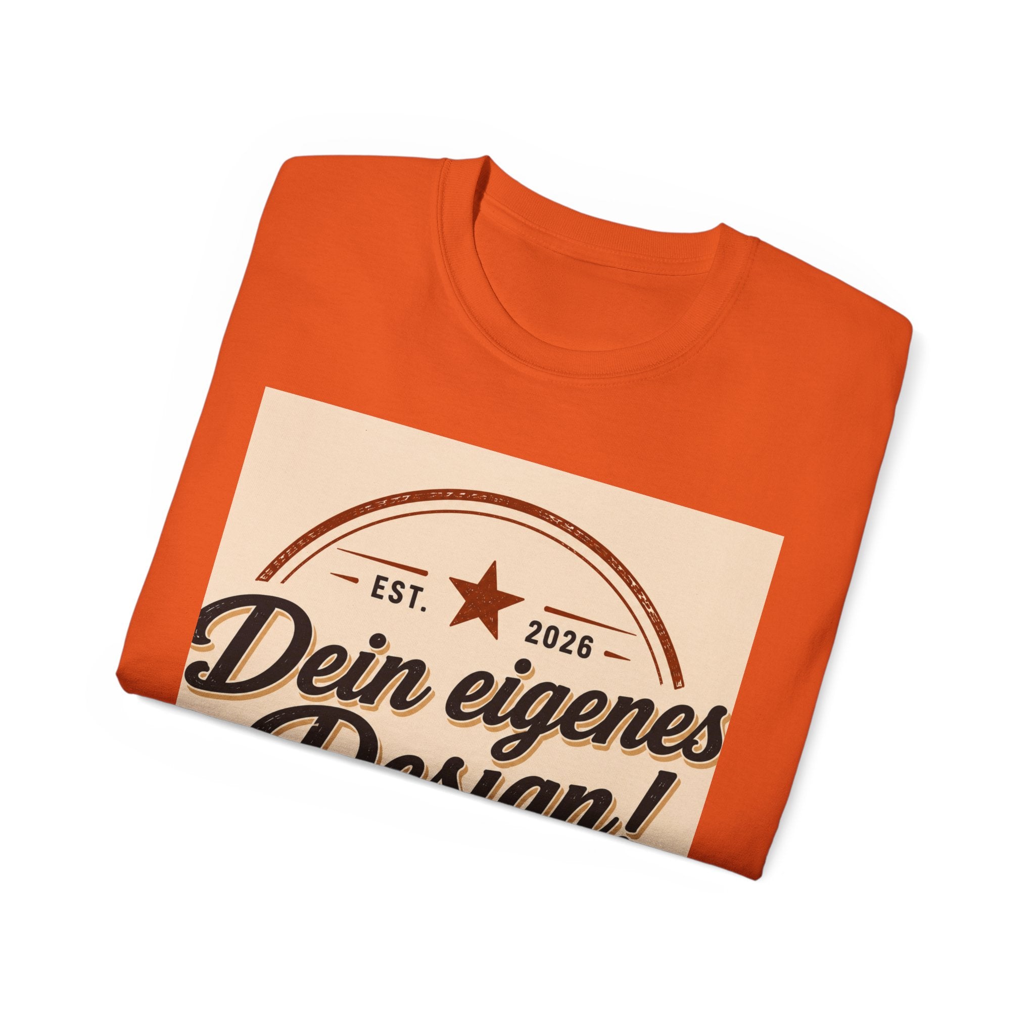 Vintage Badge T‑Shirt — "Dein eigenes Design!" Graphic Tee