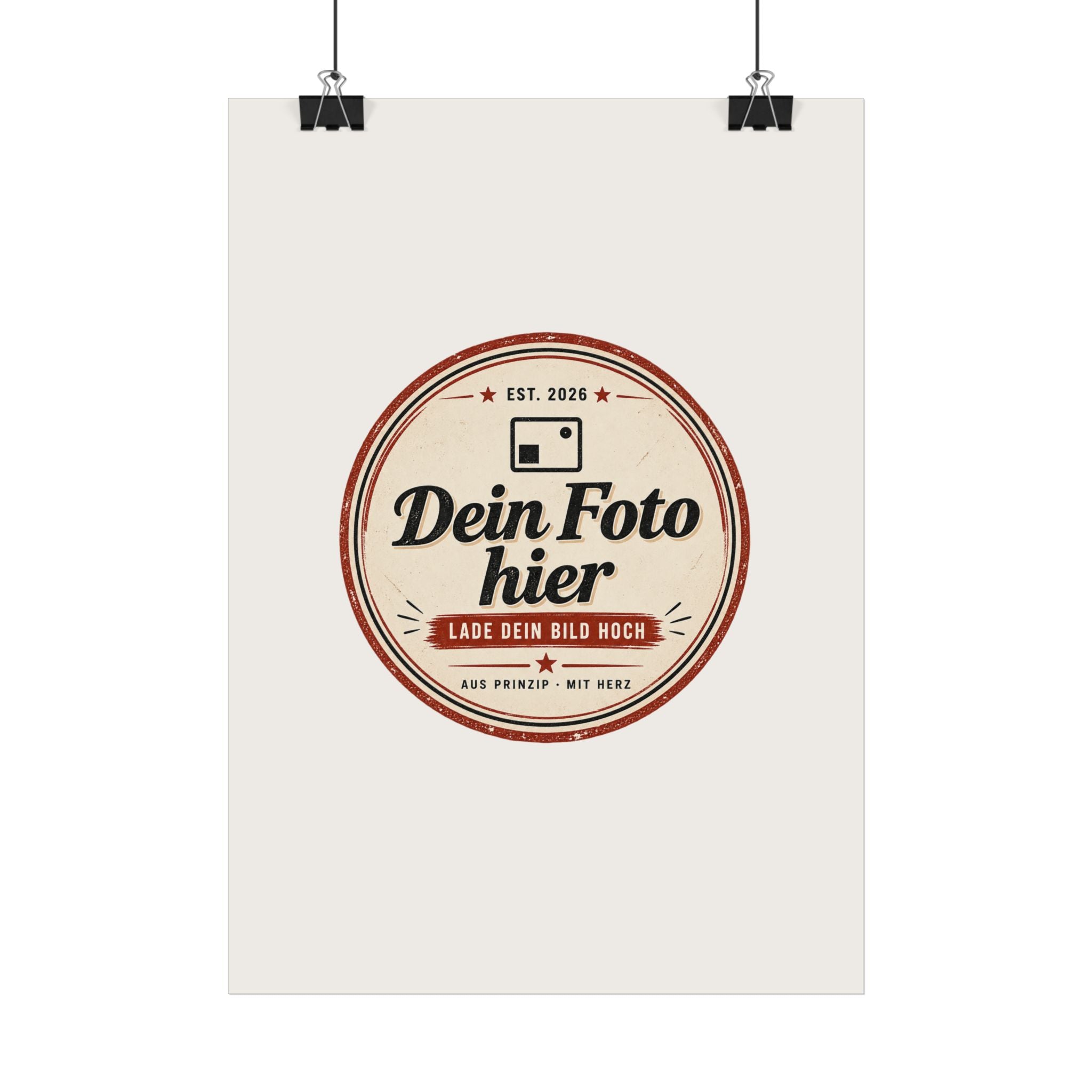 Personalise your poster with a photo – Design your own wall art and have it printed