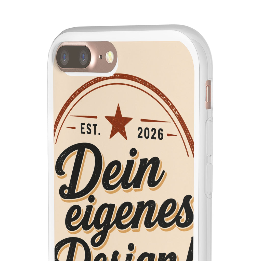 Phone Case — "Dein eigenes Design" Vintage Script Personalized Protective Case