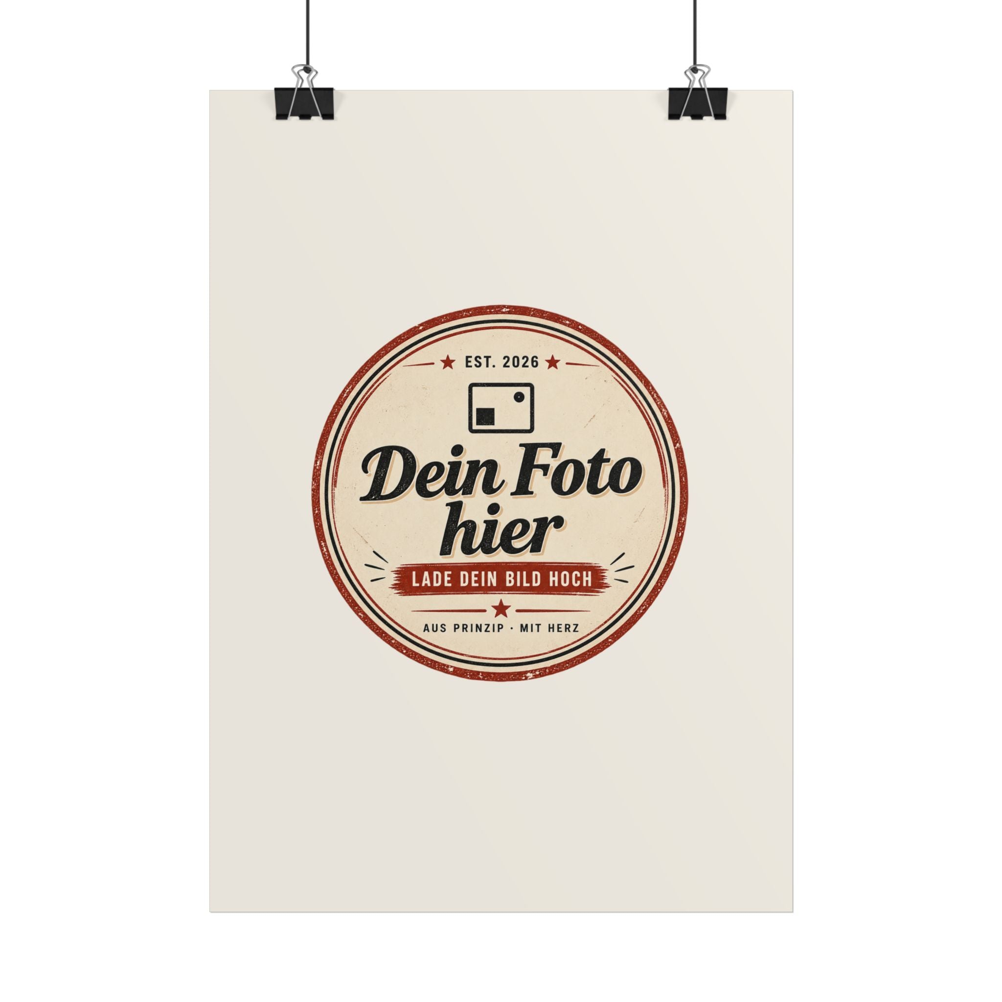 Personalise your poster with a photo – Design your own wall art and have it printed