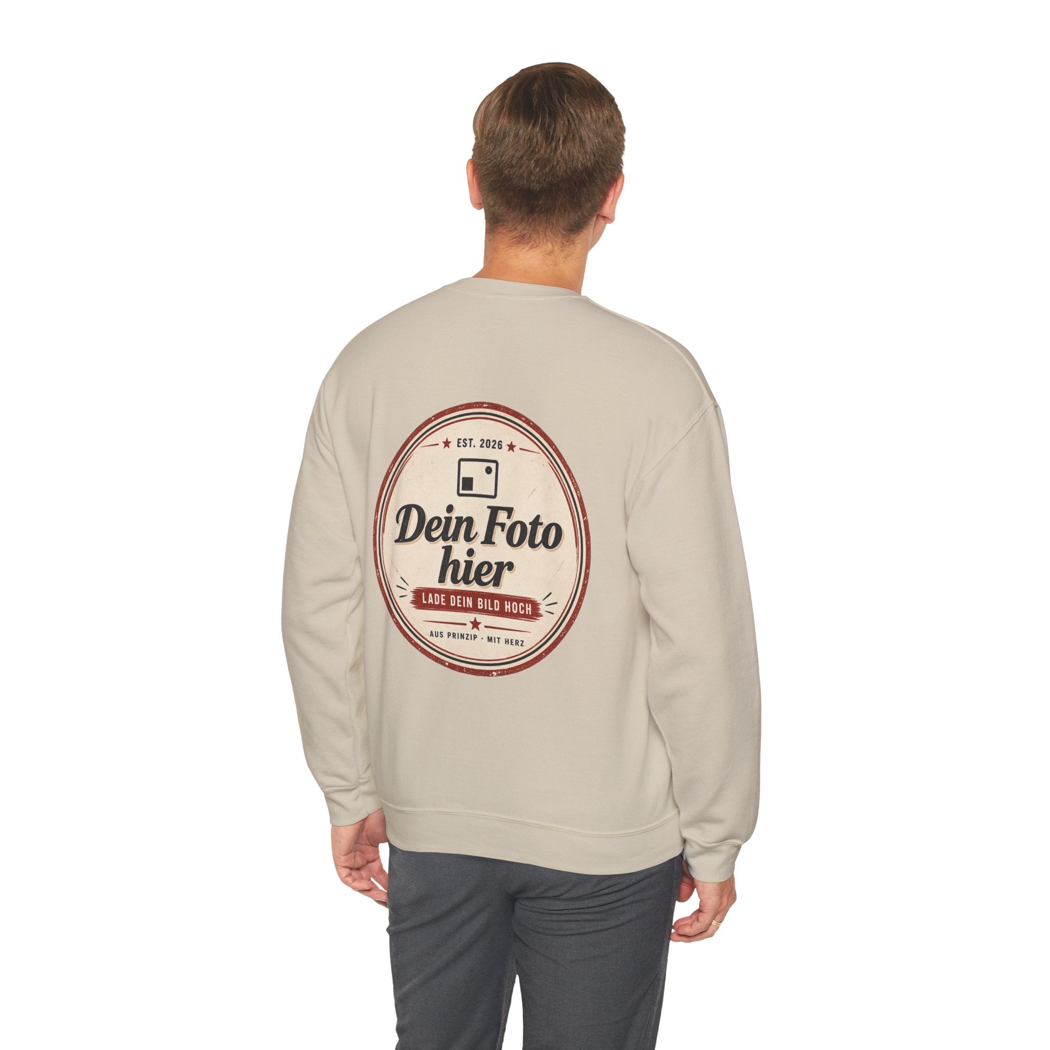 Crewneck Sweatshirt — Minimal Custom "Print it your way" Design