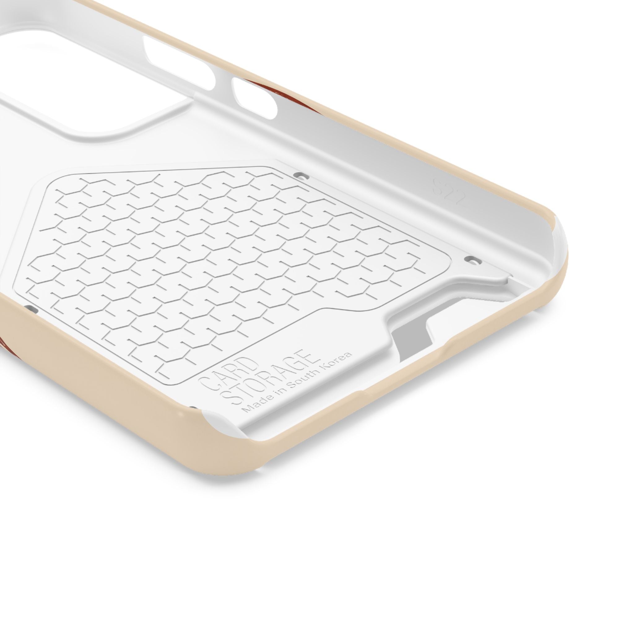 Retro Script Phone Case with Card Holder — "Dein eigenes Design!"