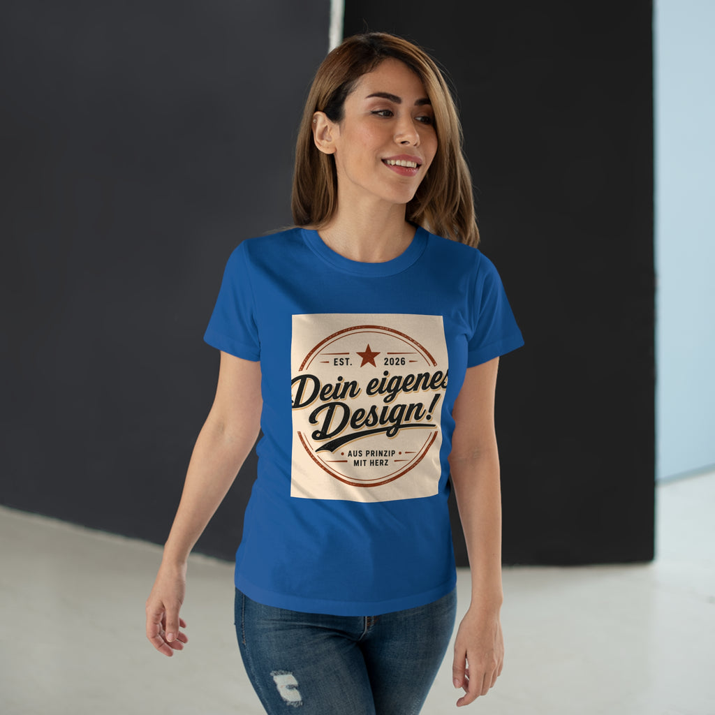 Women’s T-Shirt “Dein eigenes Design!” Vintage Badge Tee