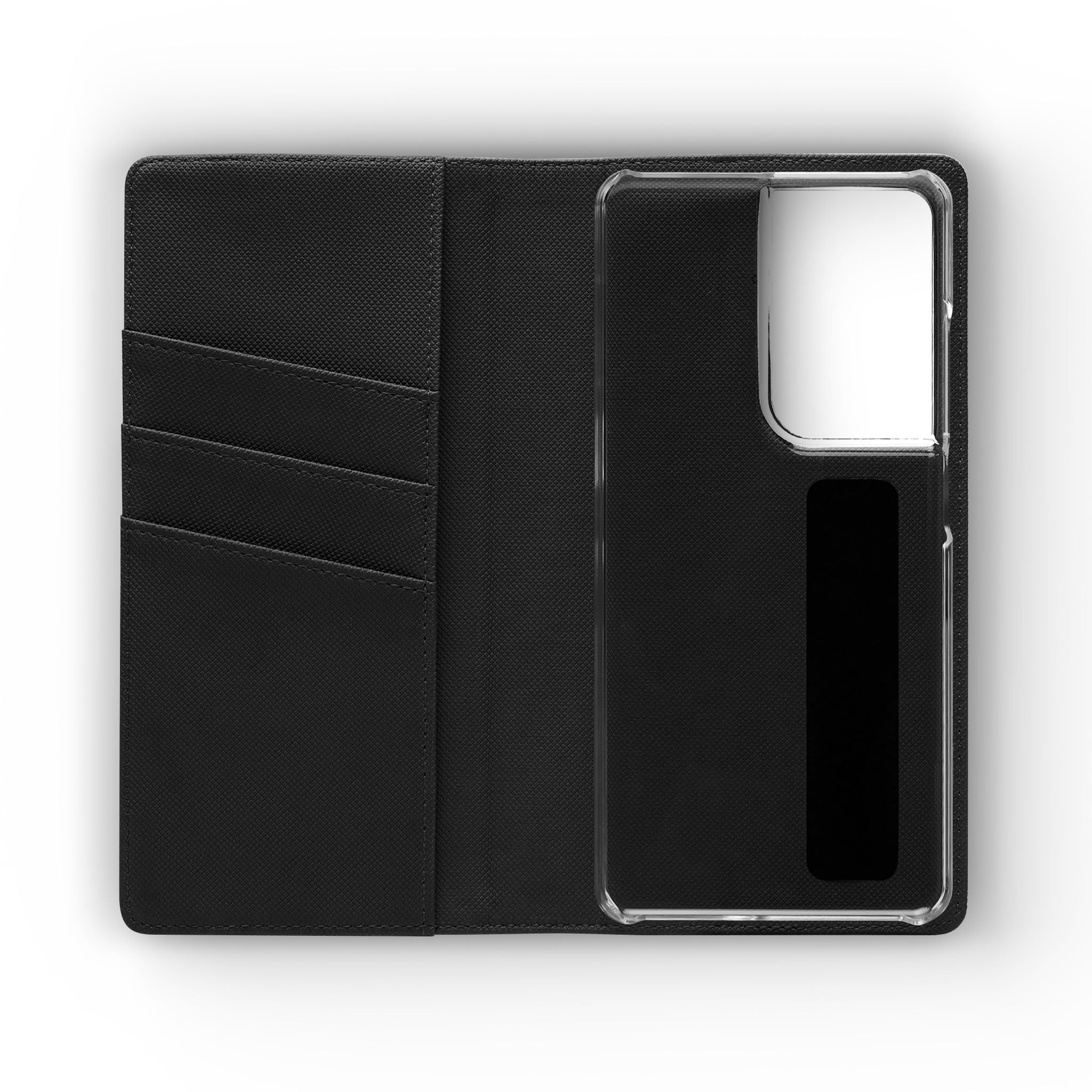 Flip Case Phone Wallet — "Dein eigenes Design!" Vintage Emblem