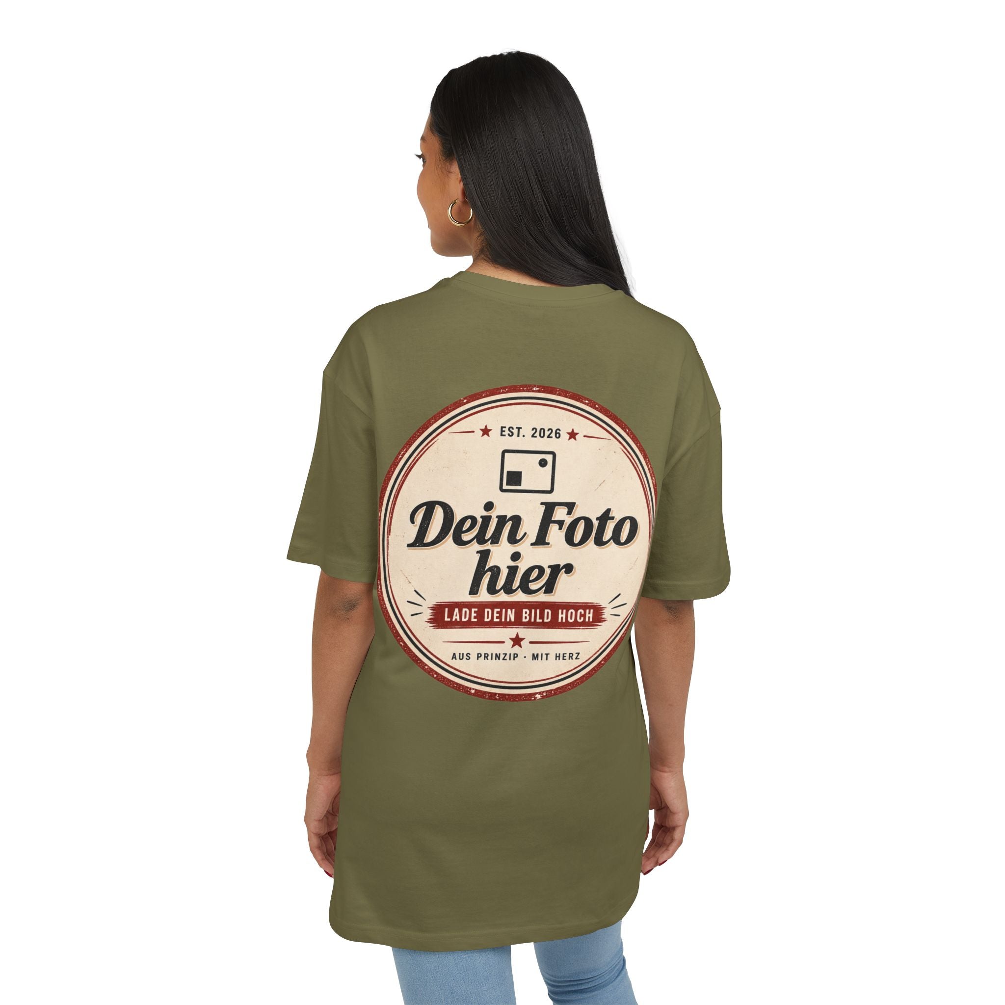 Oversize T-shirt personalized with photo - Design your own oversized shirt