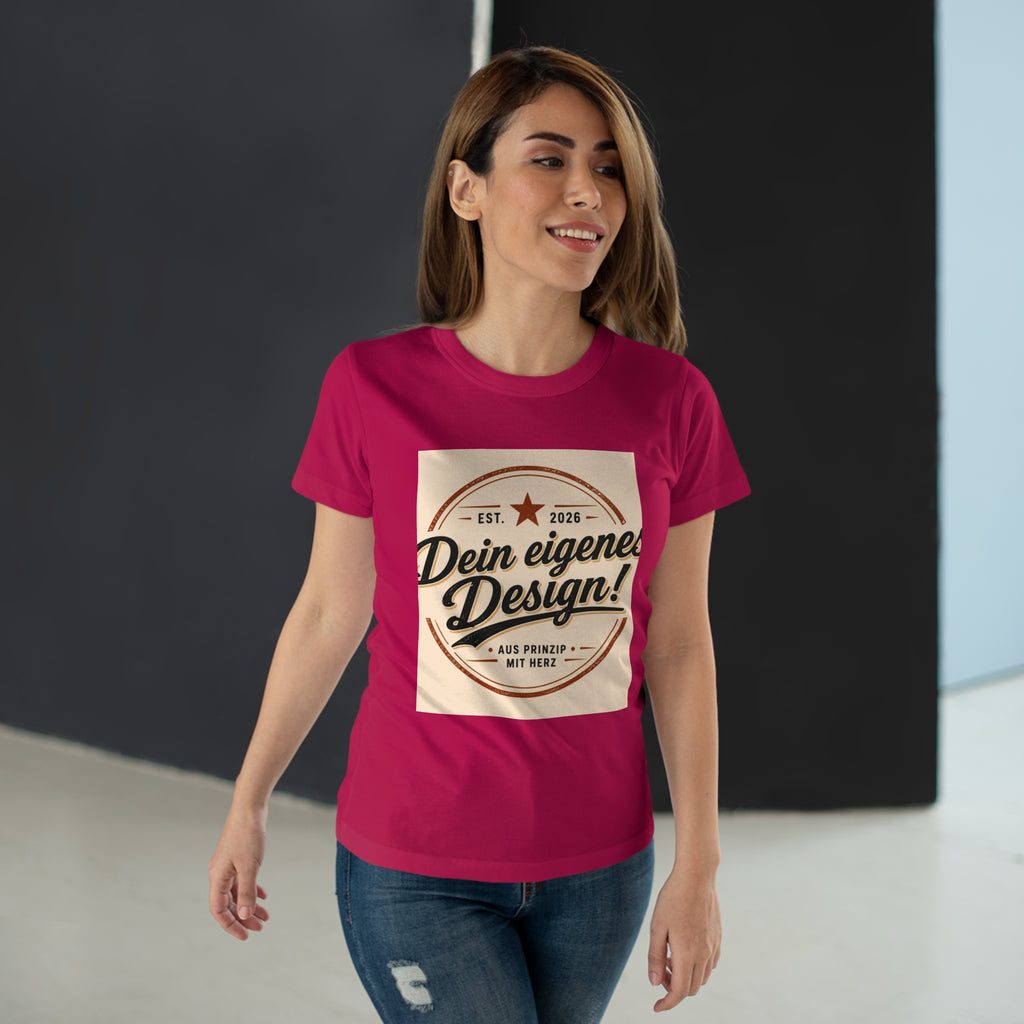 Women’s T-Shirt “Dein eigenes Design!” Vintage Badge Tee