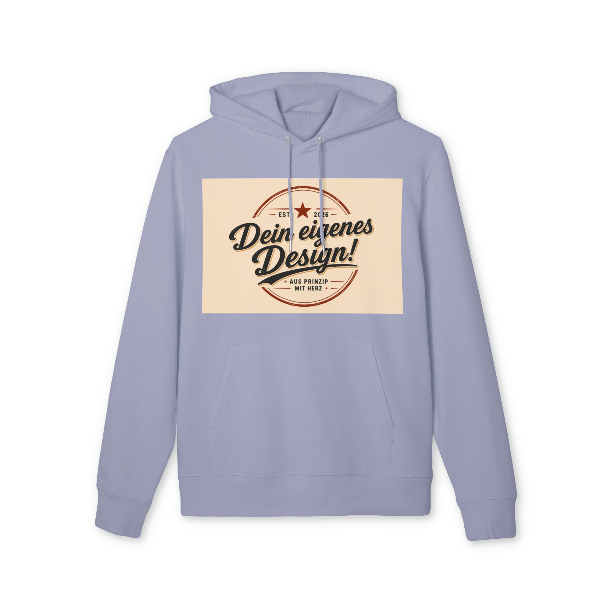 Hoodie — "Dein eigenes Design!" Vintage Badge Pullover