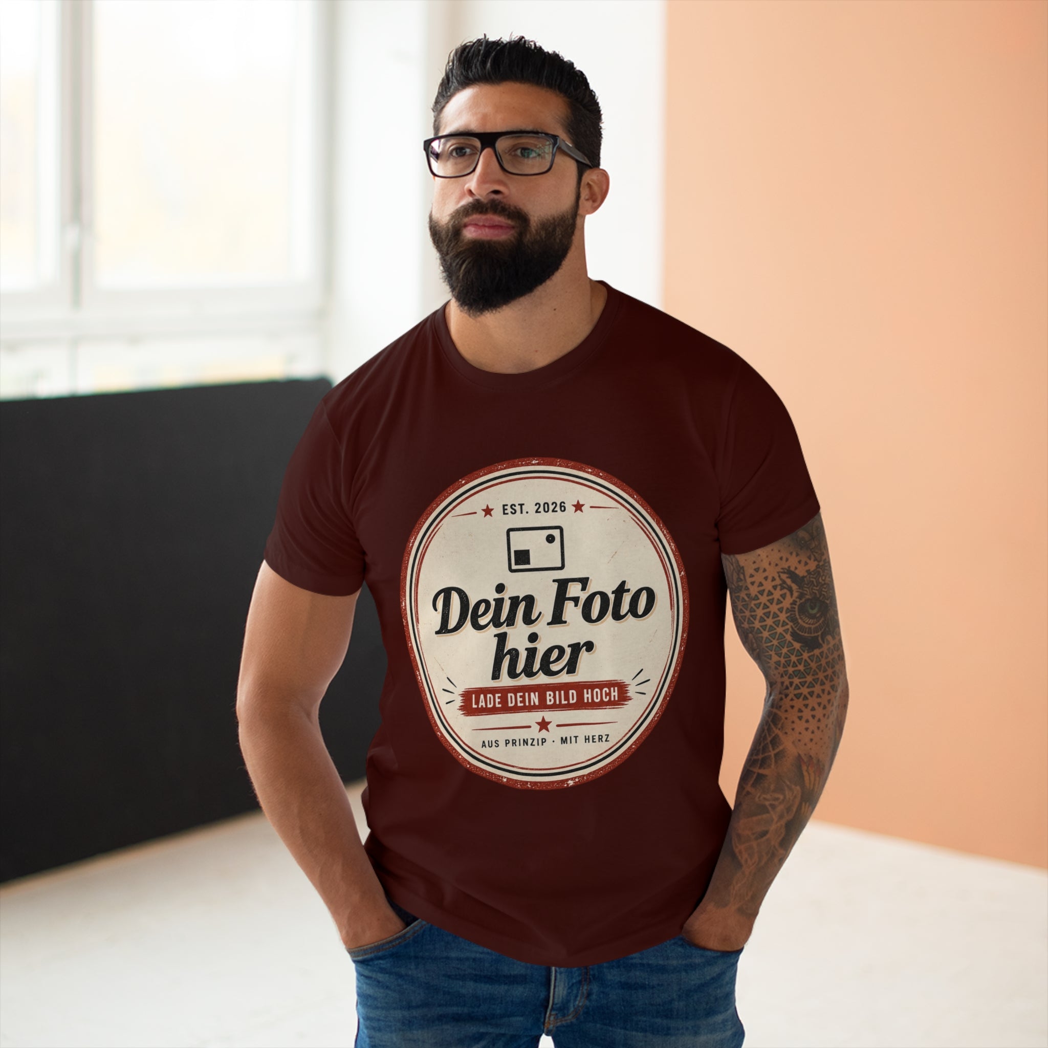 Personalized Men's T-Shirt – Design with your own photo