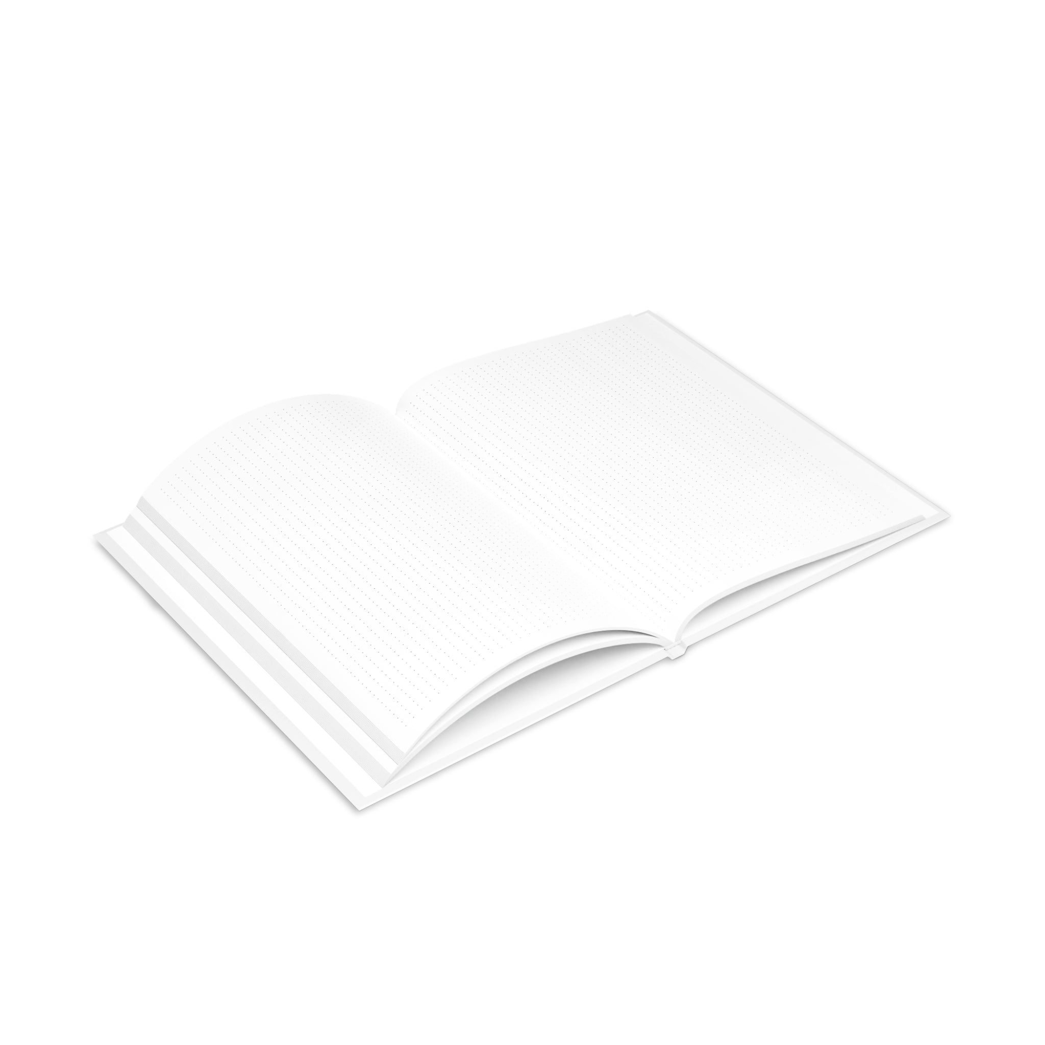 Vintage Badge Hardcover Notebook — 'Dein eigenes Design' Puffy Cover Journal