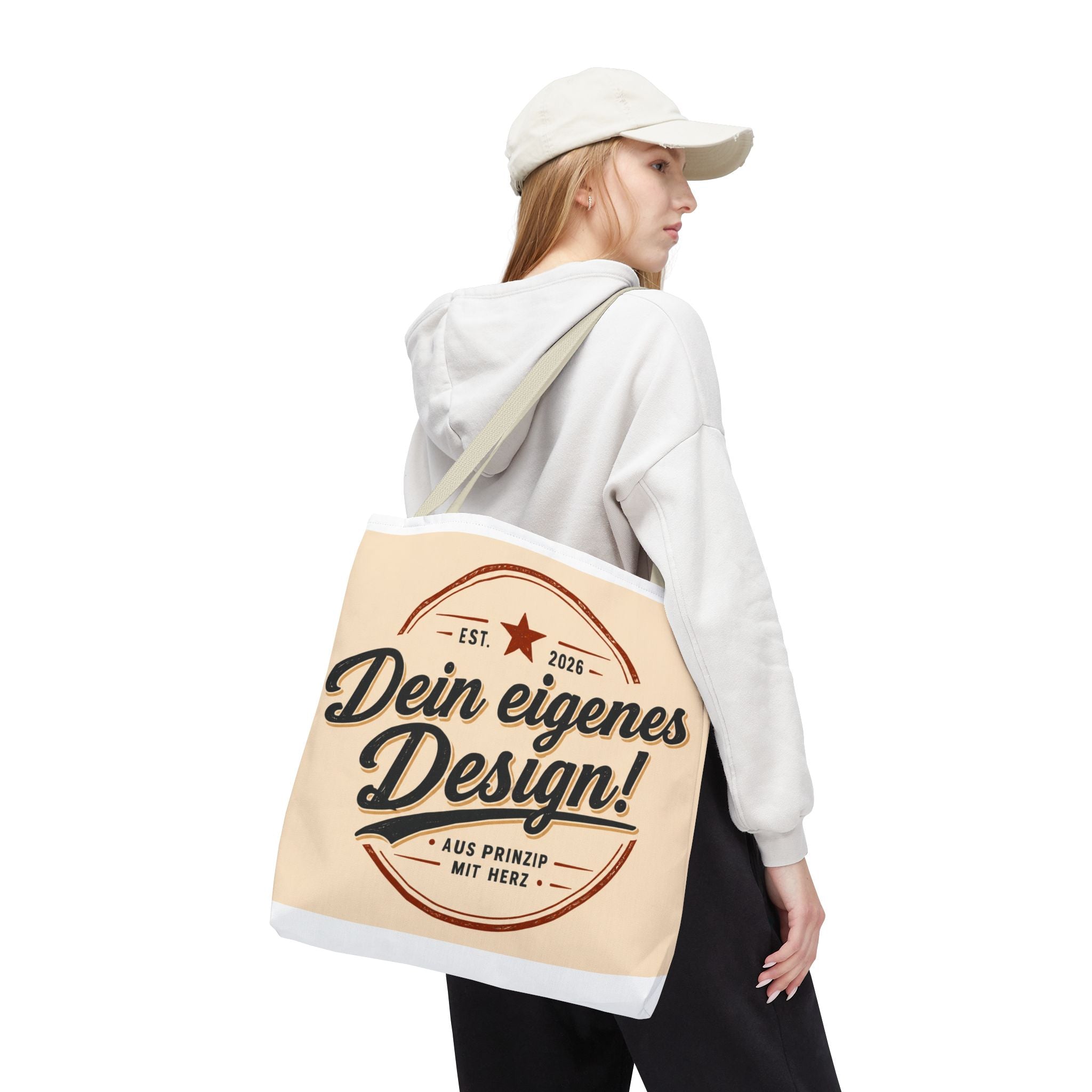 Tote Bag personalisiert mit Foto – Canvas Shopper selbst gestalten