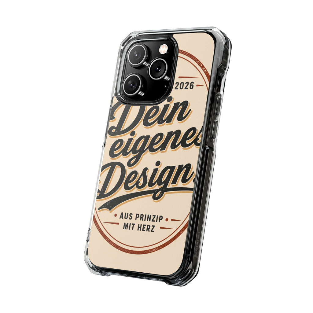 Clear Magnetic Phone Case — Custom Print “Dein eigenes Design”