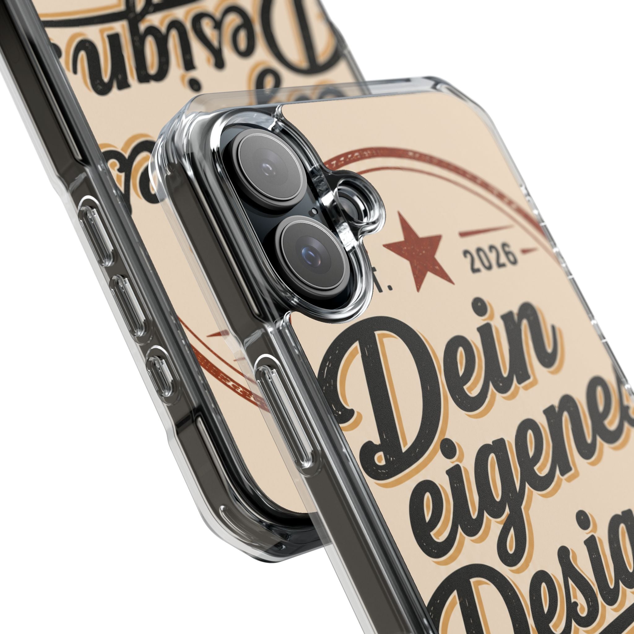 Clear Magnetic Phone Case — Custom Print “Dein eigenes Design”